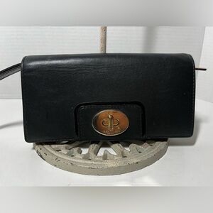 Kate Spade Hampton Road Turnlock Mara Clutch Wallet WLRU1481 Black